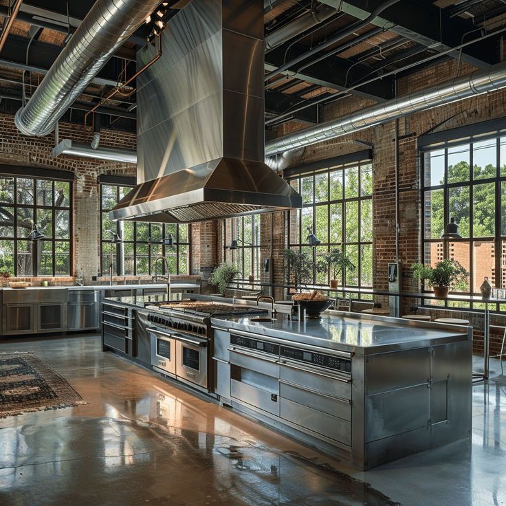 industrial style kitchen infusing your home with edgy industrial charm