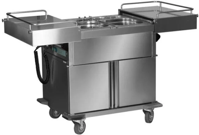 i lozamet bemar jezdny 2x gn 1 1 200mm z blatem rozsuwanym i szafkami neutralnymi bjns 2gn e