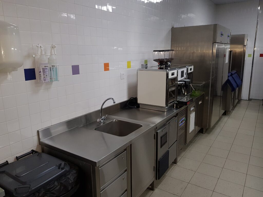 beverages and ice station